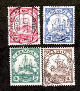 Samoa # 57-60 Used!