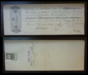 Austria 1894 Hungary Bill of Exchange - Revenue Stamp - Fl Pojatzi & Cie A22 