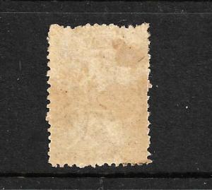 NEW ZEALAND 1873  1d  BROWN   FFQ  MLH  P12 1/2  CP A1Q5   SG 132 CHALON