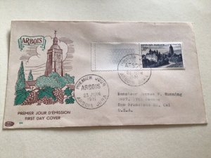 France first day cover 1951 Arbois  A13752
