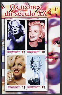 Timor 2004 Icons of the 20th Century - Marilyn Monroe #02...