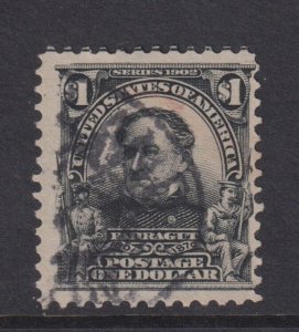 311 F-VF used neat cancel with nice color cv $ 90 ! see pic !