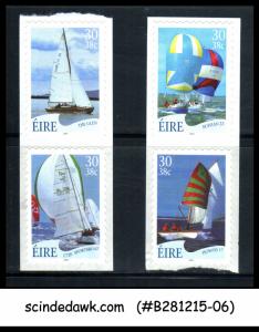 IRELAND - 2001 YACHT / SHIP - 4V - MINT NH SELF-ADHESIVE STAMPS