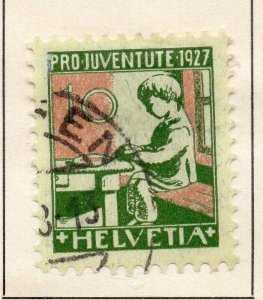 Switzerland Helvetia 1927 Issue Fine Used 10r. 141931