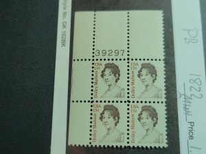 U.S. Scott #1822 Plate Block MNH