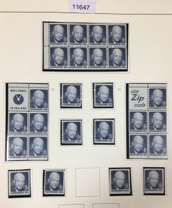 MOMEN: US STAMPS  MINT OG NH COLLECTION  LOT #11647