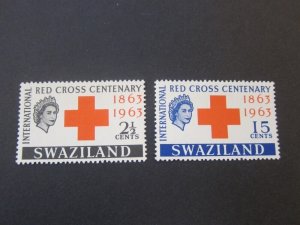 Swaziland 1963 Sc 109-10 set MH