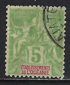 French Polynesia 5 VFU 175A-1