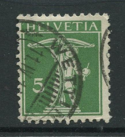 Switzerland - Scott 152 - Definitive Issue -1910 - VFU -Single 5c Stamp