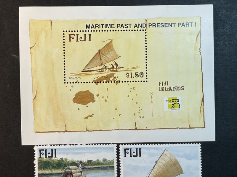 FIJI # 830-834-MINT/NEVER HINGED----COMPLETE SET & SOUVENIR SHEET----1998