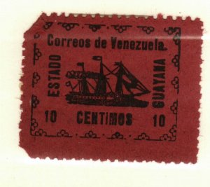 Venezuela Local Post for State of Guyana #2 MH Ship