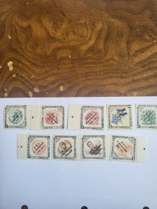 Stamps Honduras Scott #C241-9 nh