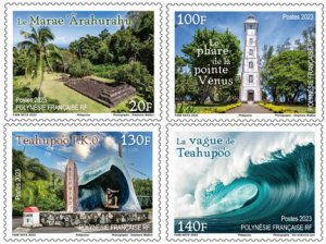 Scott #2023 Tour of Tahiti MNH