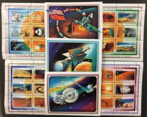 GRENADA #1999-2005 1991 “Exploration of Mars”  set of 7  MNH