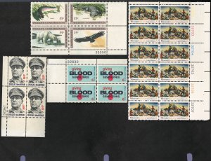 Scott # 1424-1430, MNH, Plate Blocks, CV = $ 6.25, Lot 250199-14