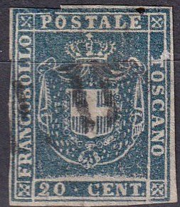 Tuscany #20 F-VF Unused  CV $225.00 (Z1750)