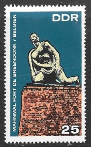 EAST GERMANY DDR 1968 Belgian Concentration Camp Issue Sc 1047 MNH
