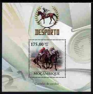 Mozambique 2010 Sport - Horse Racing perf m/sheet unmount...