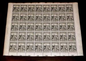 1964, VATICAN #391, MICHAELANGELO, 150L, SHEET/ 40, SCARCE!, MNH, NICE! LQQK!