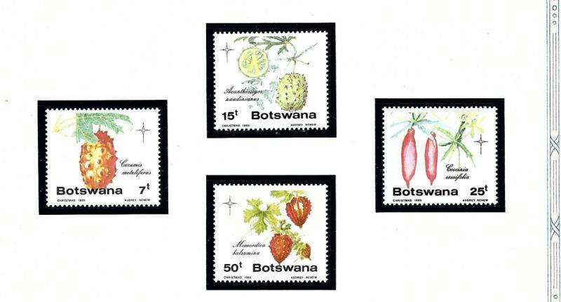 Botswana 372-75 MNH 1985 Christmas