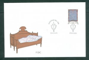 Aland. FDC 1990. Handicraft, Rug. Sc.# 53