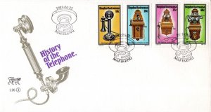 Bophuthatswana - 1983 History of the Telephone FDC SG 108-111