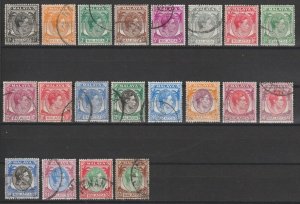 MALAYA/MALACCA 1949 SG 3/17 USED Cat £160