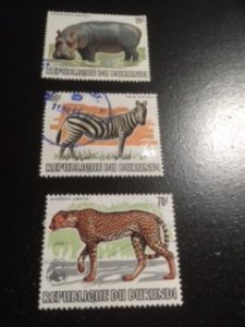 Burundi sc 594,595,599 u Amimals