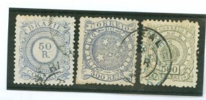 Brazil #93-95 Used Single (Complete Set)