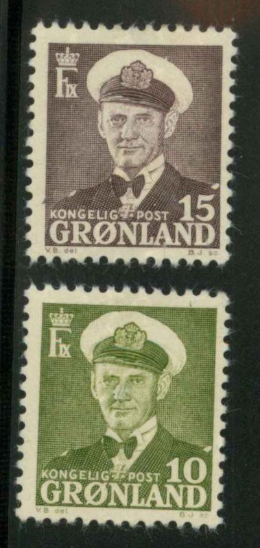 Greenland 30-31 Mint VF H