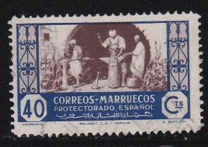 Spanish Morocco # 255, Blacksmiths, Used