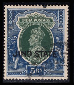 MOMEN: INDIA STATES JIND SG # 123 1937-8 USED £170 LOT #69079*