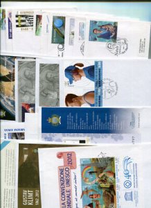 San Marino FDC Venetia 2012 Year Set