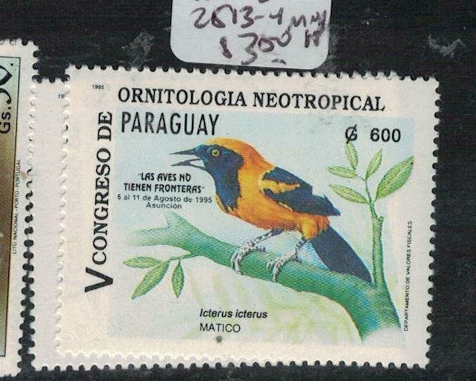 Paraguay Bird SC C513-4 MNH (3eej)