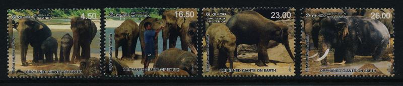Sri Lanka 1449-52 MNH Elephants