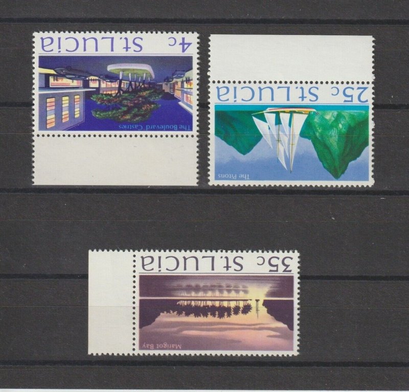 ST LUCIA 1970 SG 278w/284w/285w MNH