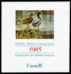 Canada Scott FWH1 Wildlife Conservation Booklet (1985) Mint NH VF C