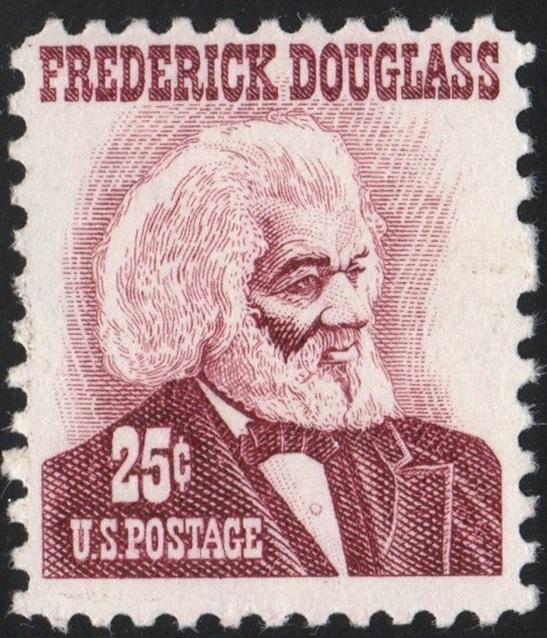 SC#1290a 25¢ Frederick Douglass Single: Dull Gum, Tagged (1973) MNH