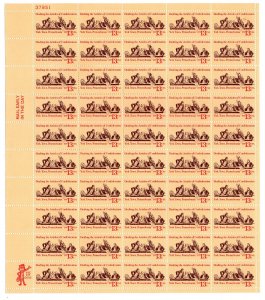 Scott #1726 Articles of Confederation Sheet of 50 Stamps - MNH P#37951 UL