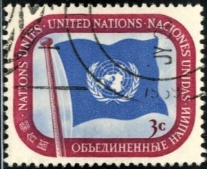United Nations, - SC #4 - USED - 1951 - Item UNNY095