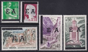 Algeria 1962 Sc 286-90 set MLH*