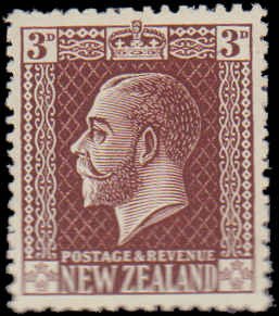 New Zealand #160-164, Complete Set(5), 1916-1919, Hinged