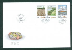 Aland. FDC 1994. Traces Of The Inland Ice.