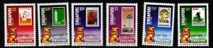 SINGAPORE SG475/80 1984 NATION BUILDINGS MNH