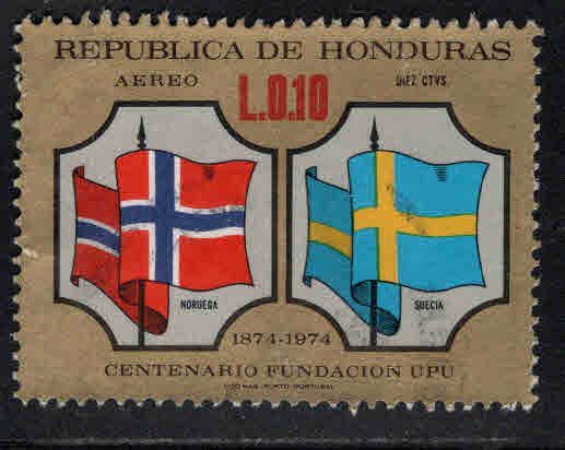 Honduras  Scott C567 Used  Airmail Flag stamp