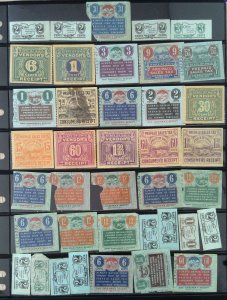 Ohio Tax Stamps Lot