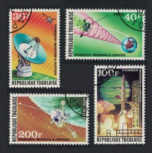 Togo US 'Jupiter' Space Mission 4v 1974 CTO SG#1014-1017