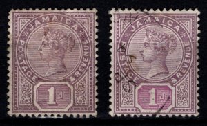 Jamaica 1889-91 Victoria Def., 1d purple and mauve [Unused/Used]