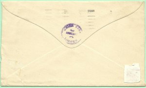 8/25/1928 Cover NZ Auckland Telephone cancel to American Exchange Trust NY