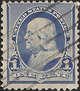 # 219 DULL BLUE USED BEN FRANKLIN SCV-0.75